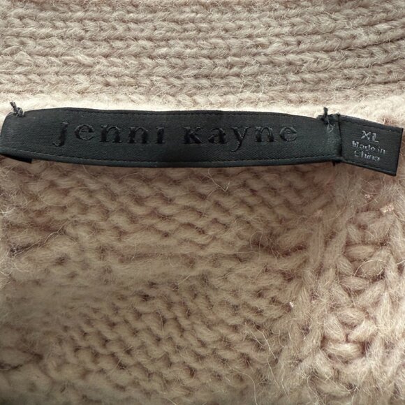 ON HOLD, *RARE* Jenni Kayne I Blush Fisherman Cable Knit Sweater - Picture 6 of 7